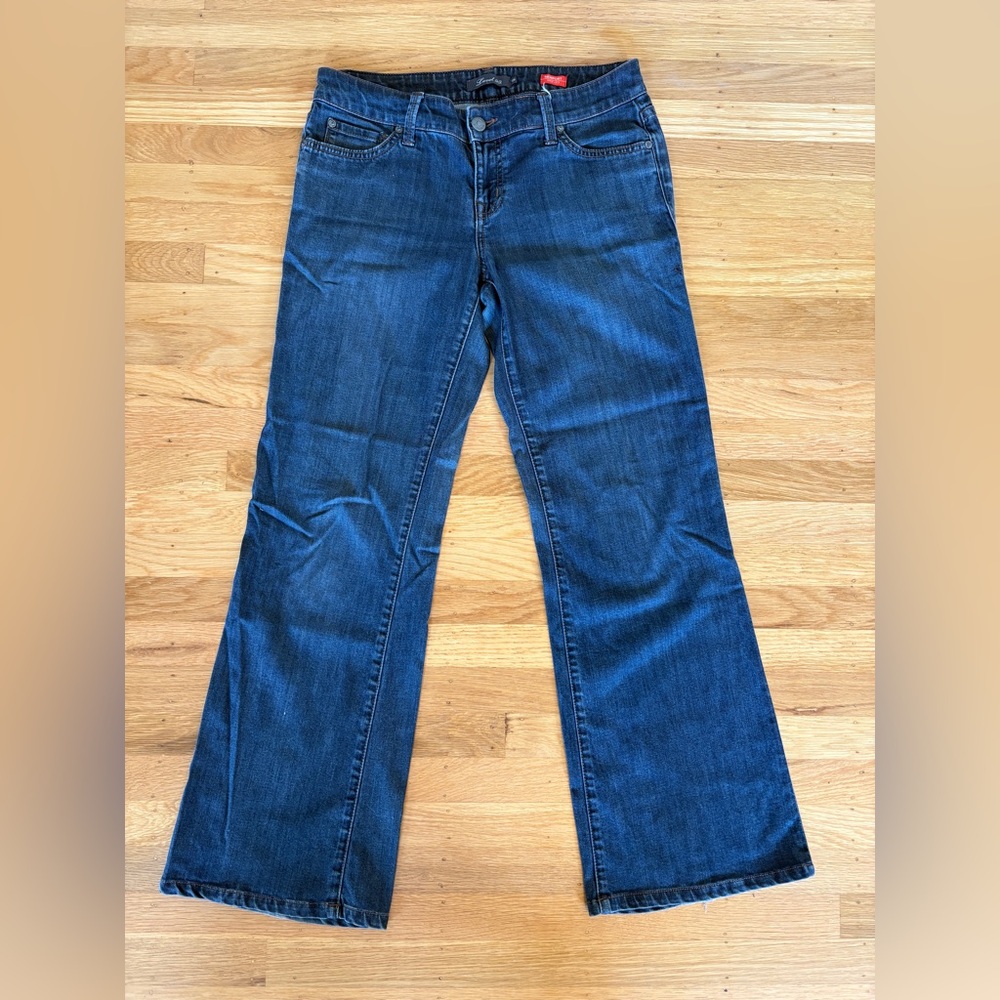 Level 99 Newport Wide Leg Blue Jeans